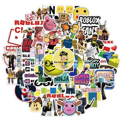 10/50Pcs Game Roblox Stickers Waterproof Guitar Laptop Lugg