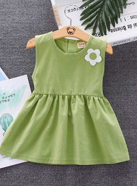 2021 nenw girl pure S cotton skirt summer girls princess sk
