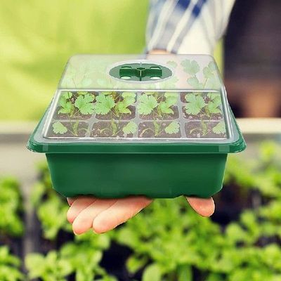 1 Set 6Mini Greenhouse For 12 Plants Per Propagator Indoor