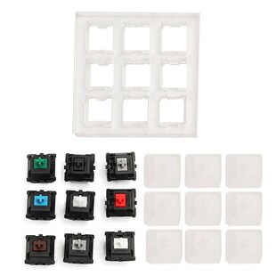 Acrylic Mechanical Keyboard Tester 9 Clear Plastic Keycap Sa