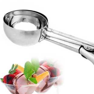 Ice Cream Scoop 4,5,6cm Stainless Steel With Trigger Cookie