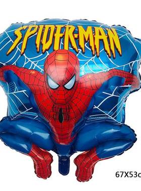 6pcs/lot Spiderman oon 32inch Number Spiderman Party Inflata