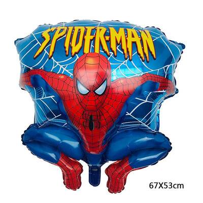 6pcs/lot Spiderman oon 32inch Number Spiderman Party Inflata