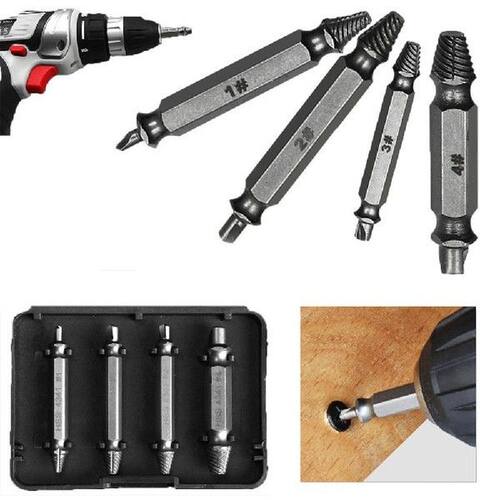 Hot Double Side Drill Out Damaged Screw Remover Extractor