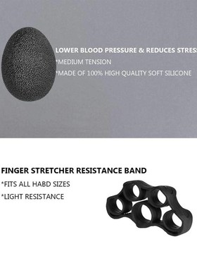 5 Pack Hand Grip Strengthener Workout Kit earm Grip Ring Ad