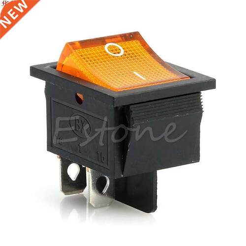 Rocker Switch With Light KCD4-201N 4 Pin ON/OFF 2 Position 2
