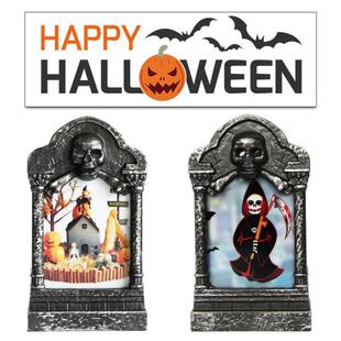 1pcs Halloween LED Tombstone Light Halloween Outdoor Party