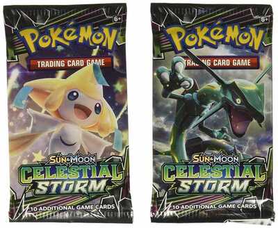 324 Cards Pokemon TCG Sun Moon Celestial Storm 36-Pack Boo