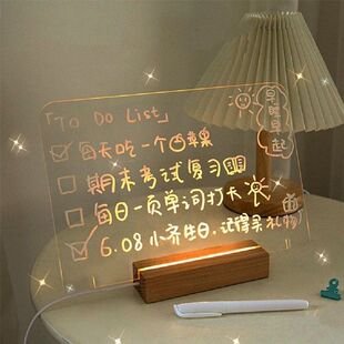 Clear Writing Board Acrylic Message Board With Triangle