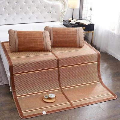 Summer bamboo mats student dormitory sinjgle double foldabl