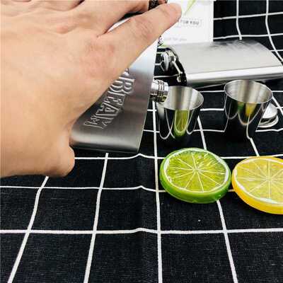 Hot Sales Bpa Free 7oz Whisky Imprint Whiskey Vodka Flagon 3