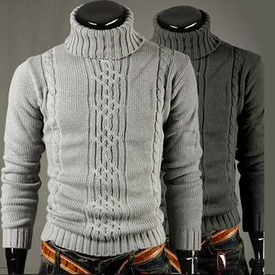 Warm Turtleneck Sweater Men  Pull Homme Casual Pullovers Mal