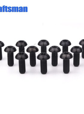 12 Pcs Titanium Bolts M5x10 12mm Screw Bolt for Disc Brake R