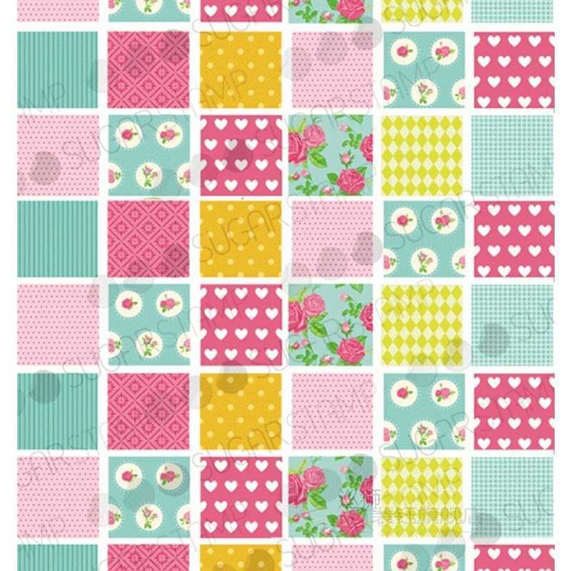 10PCS Mixing Chocolate Transfer Sheet Edible for Cake decor