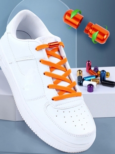 2021 New Elastic No Tie Shoe laces Flat Shoelaces For Kids a
