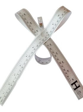 1pcs Centimeter Inch Scale Ruler Stickers 45cm/90cm Self st
