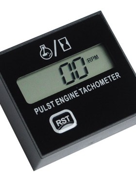 New Gasoline Digital Engine Tachometer Inductive Pulse Tacho