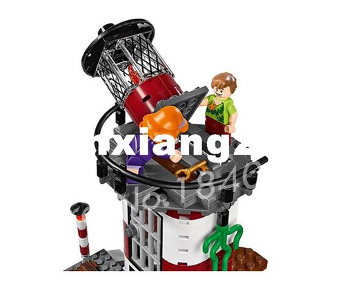 437pcs Haunted Lighthouse 10431 Scooby Doo Dog Model Bricks