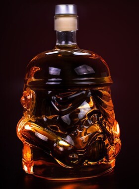 1 Pcs Storm Trooper Decanter White Soldier Glass Jug Liquor