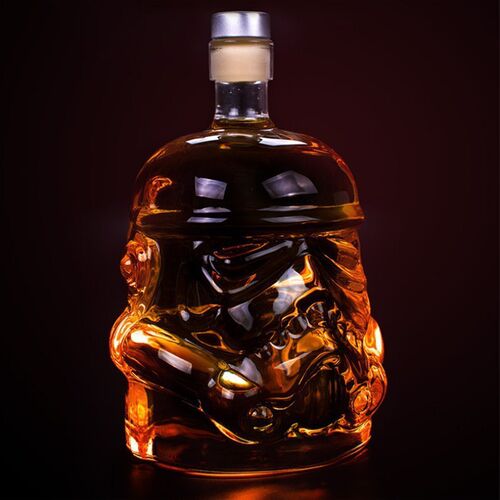 1 Pcs Storm Trooper Decanter White Soldier Glass Jug Liquor