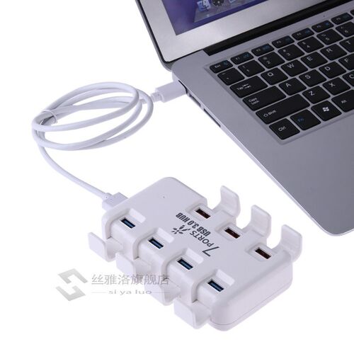 7 Ports USB 3.0 Charging Dock Station Quick Charger Hub with