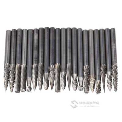 20x Tungsten Steel Solid Carbide Burrs For Rotary Drill Die