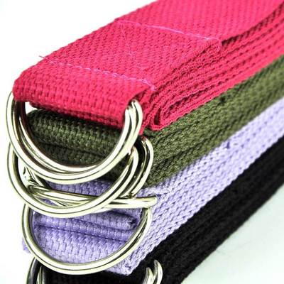 Pilates Yoga Belt Slackline Stretch Band Mat Yoga Strap Trai