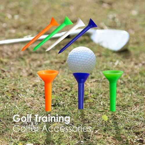 50 Pc Upgrade Big Cup Unbreakable Golf Tees Plastic 70mm 83m