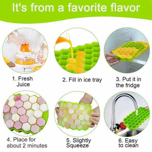 Honeycomb Ice Cube Trays Ice Cube Maker Silicone Ice Mould W