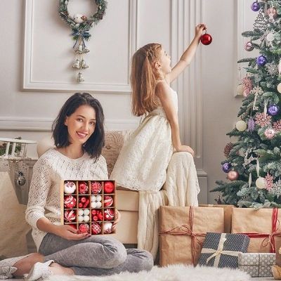 Christmas Ball Hanging Pendants Recyclable Storable