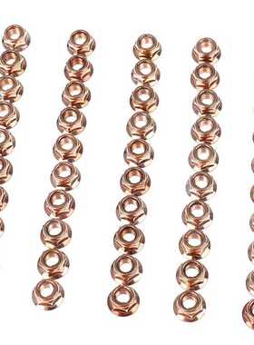 50 Pieces Of Exhaust Nut M8 SW 13 Copper Nut