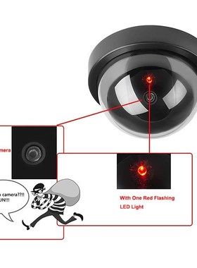 Fake Surveillance Cameras Dummy Security Dome Simulatio