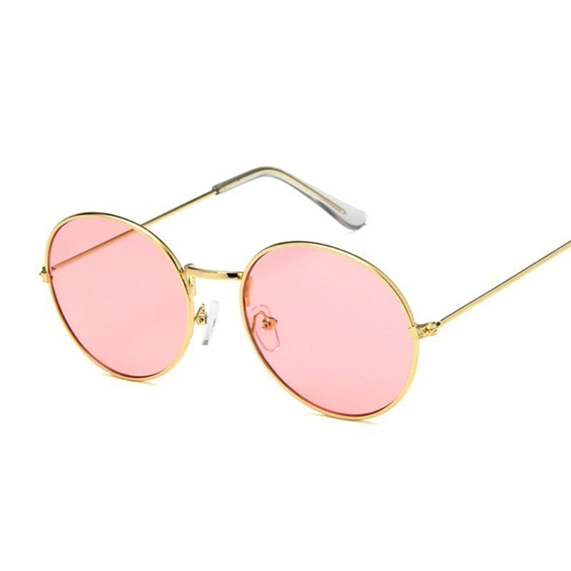 .2020 Retro Round Yellow Sunglasses Women Brand Designer Sun