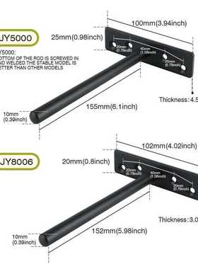 4PCS Floating Shelf Bracket,Invisible Hidden Heavy Duty Shel