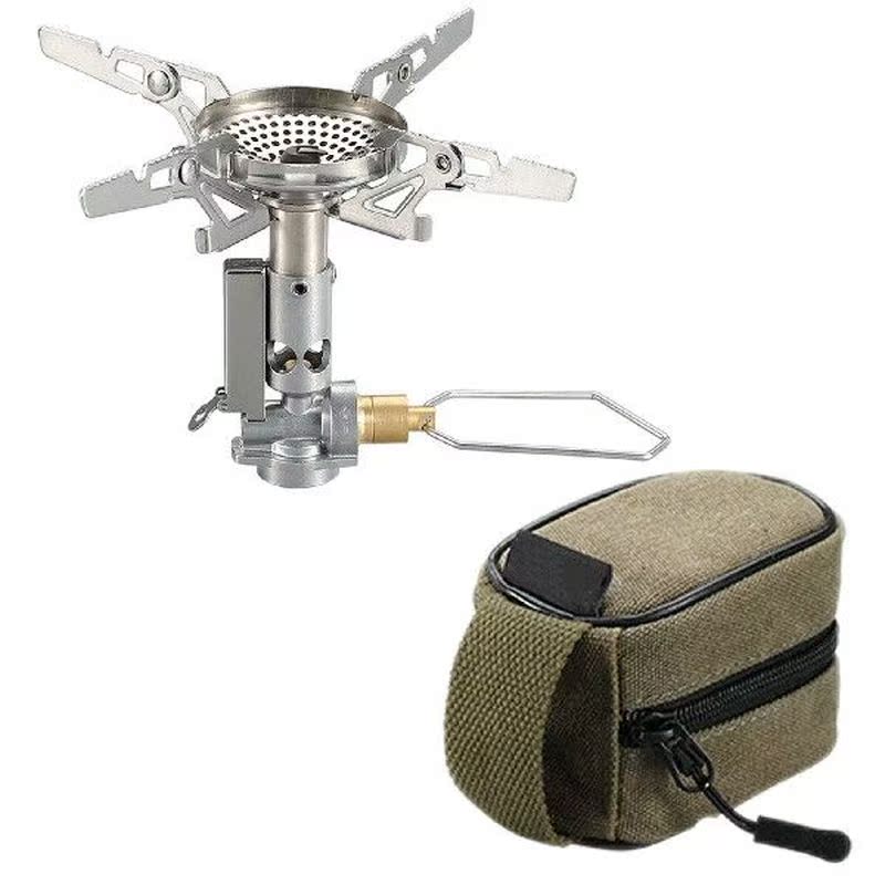 Camping Windproof Burner Fire Power Adjustment Portable