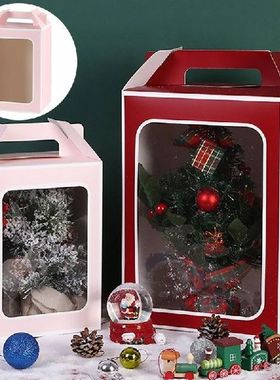 Multi Color Paper Gift Package Display Box With Clear PVC
