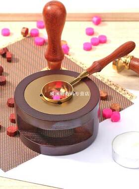 Vintage Stamp Wax Seal Beads Sticks Warmer Wax Melting Furna