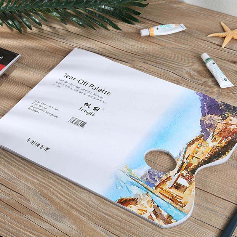 a4/8k disposable tear-off palette paper paint palette paper