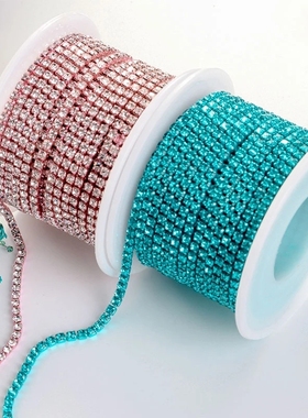 XiChuan 1 Yard 10 Colors Claw Rhinestone SS6 SS8 Crystal Tas