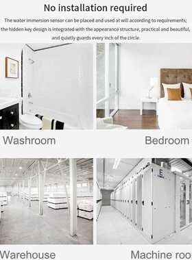 Water Leak Sensor Flood Security Remote Alarm Detector Zigb