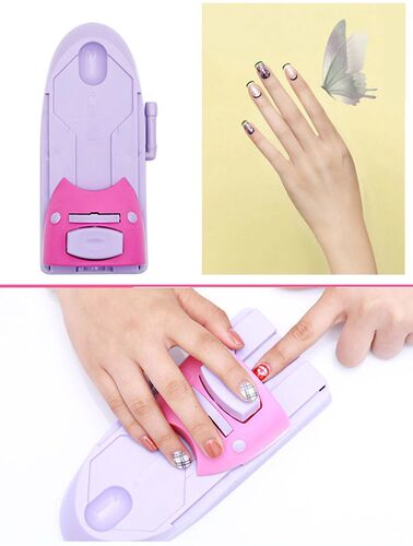 DIY Nail Art Printer Printing Manicure Machine Stamp Set Wit