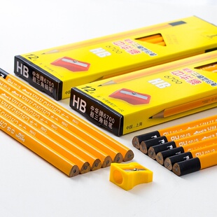 2H HB Pencils Triangle Student Stationary Pencil Carton