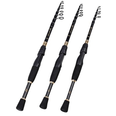 Sougayilang Telescopic Fishing Rod ltralight Weight Spinning