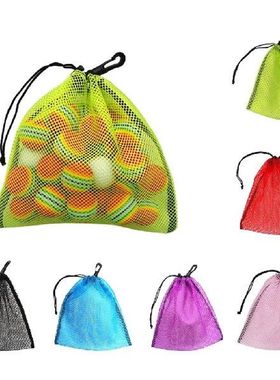 Lightweight Nylon Mesh Nets Bag Pouch Golf Tennis 30 Balls C