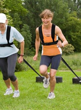 Sled Harness For Men Tire Pulling Harness Adjustable Padded