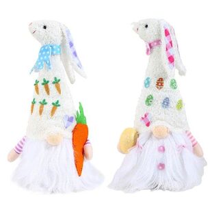 K1MF Dekorasi Desktop Lucu Boneka Gnome Wortel Bercahaya