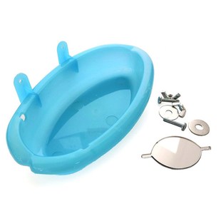 Parrot Bathtub With Mirror Pet Cage Accessories Bird Mirror