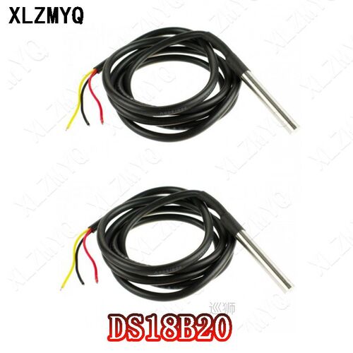5/10 pcs DS18b20 temperature probe temperature sensor 1M 2M