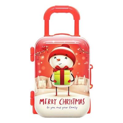 Metal Mini Doll Suitcase Tinplate Candy Box Mini Luggage