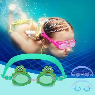 1pc Kids Children Cute Cartoon Swim Goggles Swimming Pool